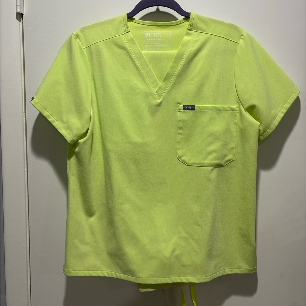 Figs lime green set